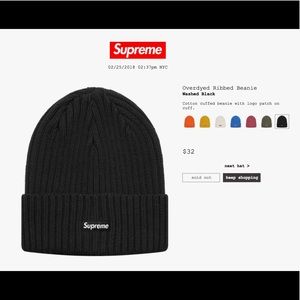 Supreme Overdyed Ribbed Beanie